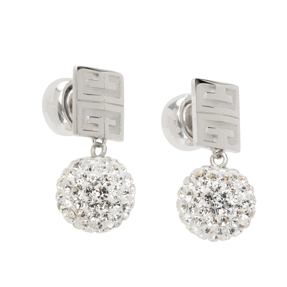 Givenchy Gold and Crystal Earrings