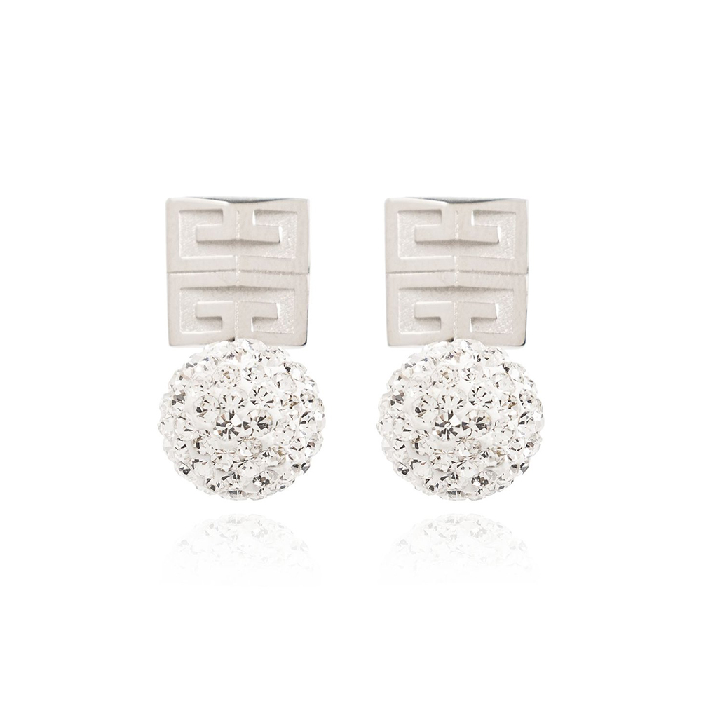 Givenchy Gold and Crystal Earrings