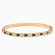 BvlgariInspiredBracelet - Rose Gold with Emeralds and Diamonds