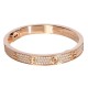 Elegant Rose Gold Cartier Bangle - Luxury Jewelry Must-Have