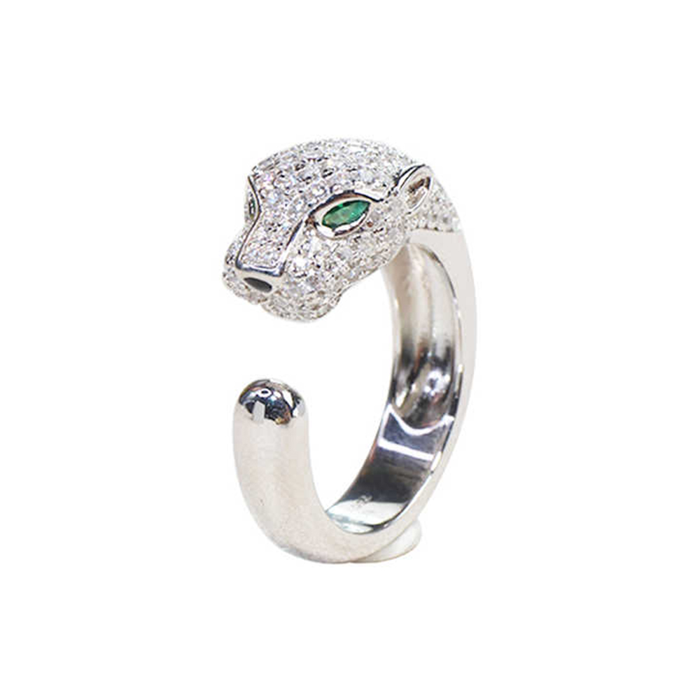 Cartier Luxury Ring - Panther Design, a Symbol of Power