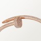 Cartier Love Bracelet - Rose Gold Pave Diamond