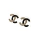 Luxury Chanel Earrings - CC Logo Adorned with Crystals