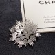 Chanel CC Brooch - Sparkling Crystal and Pearl Elegance