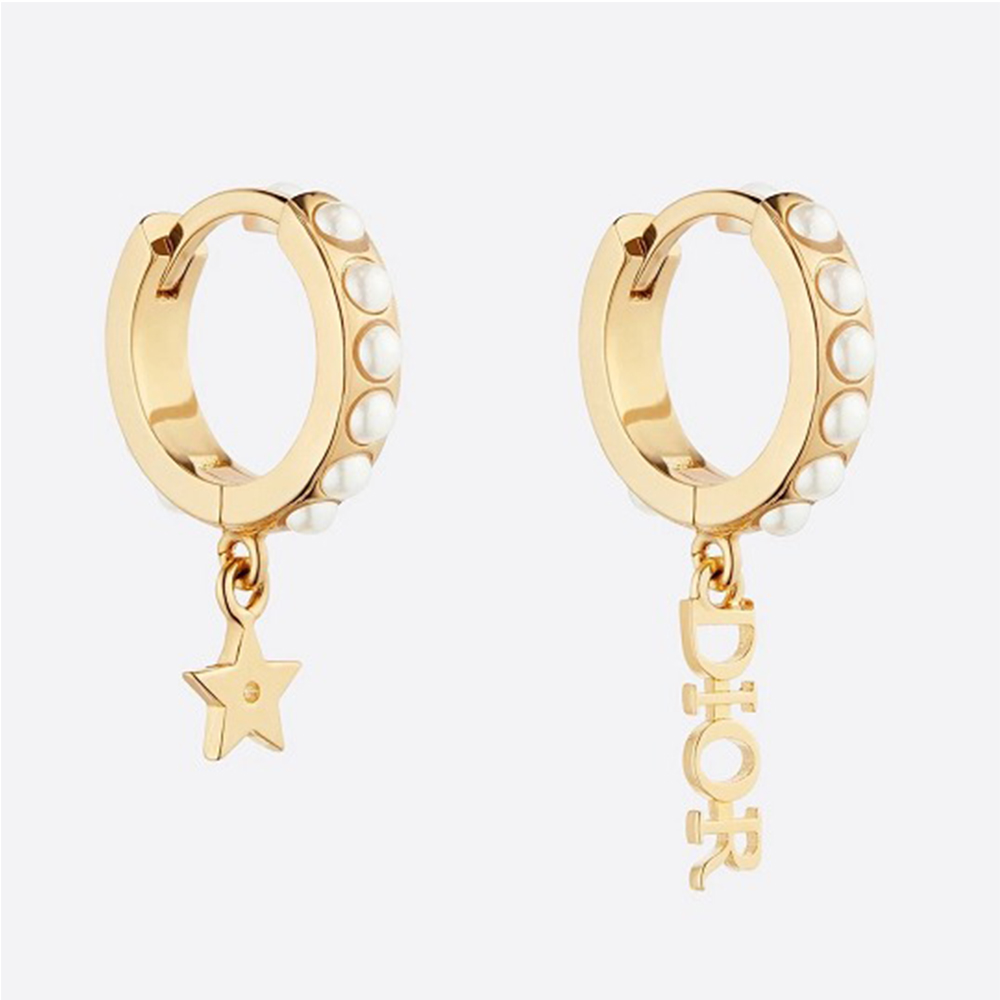 Dior Earrings - A Touch of Pearl and Star Glamour