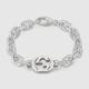 Gucci's Classic Silver: Interlocking G Chain Bracelet