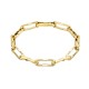 Gucci's Modern Edge: Silver-Tone Chain Link Bracelet