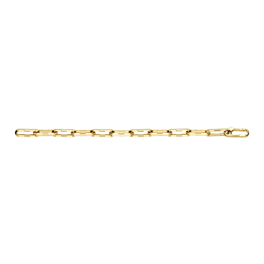 Gucci's Modern Edge: Silver-Tone Chain Link Bracelet