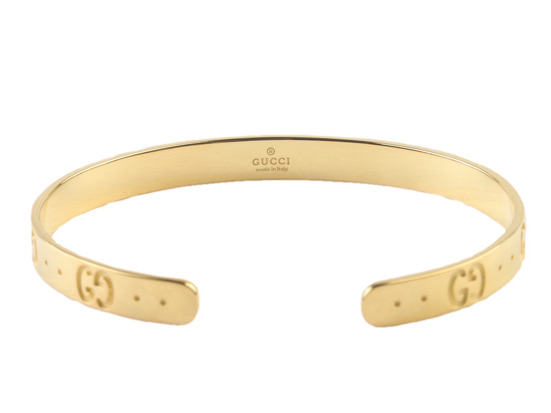 Gucci's Golden Elegance: Signature G Cuff Bracelet