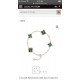 Green Enamel Bracelet - LV Design, Timeless Elegance