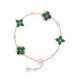 Green Enamel Bracelet - LV Design, Timeless Elegance