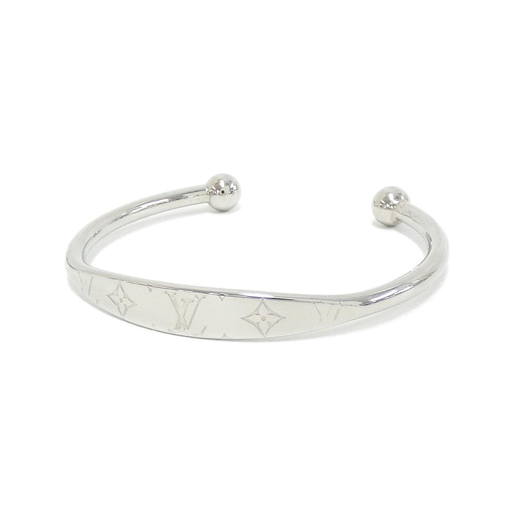 Silver Engraved LV Bangle - Trendy and Sophisticated, Fashion Statement