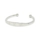 Silver Engraved LV Bangle - Trendy and Sophisticated, Fashion Statement