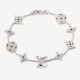 Trendy LV-Style Bracelet - Gold Crystal Charms, Must-Have for Any Look