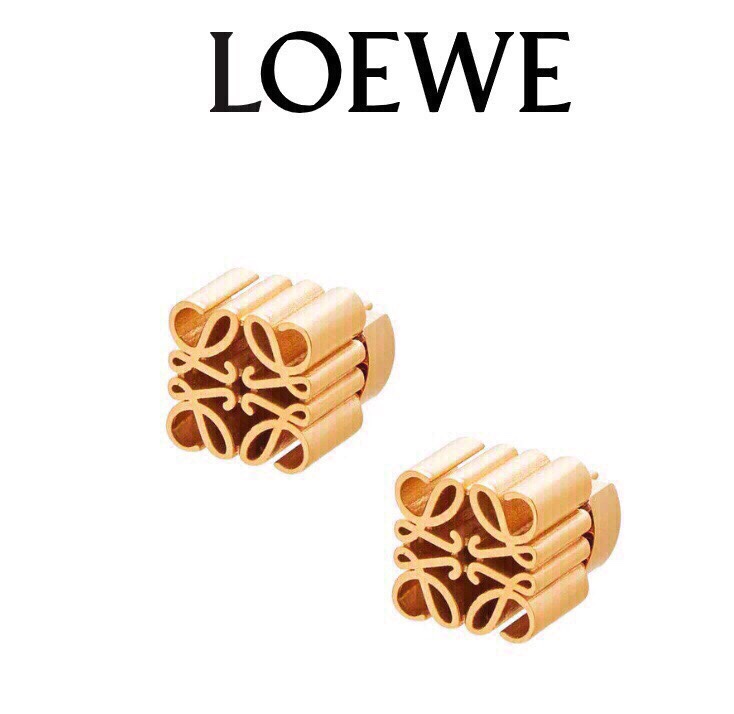 Loewe Cuff Earrings with Anagram Design - Trendy Accessor