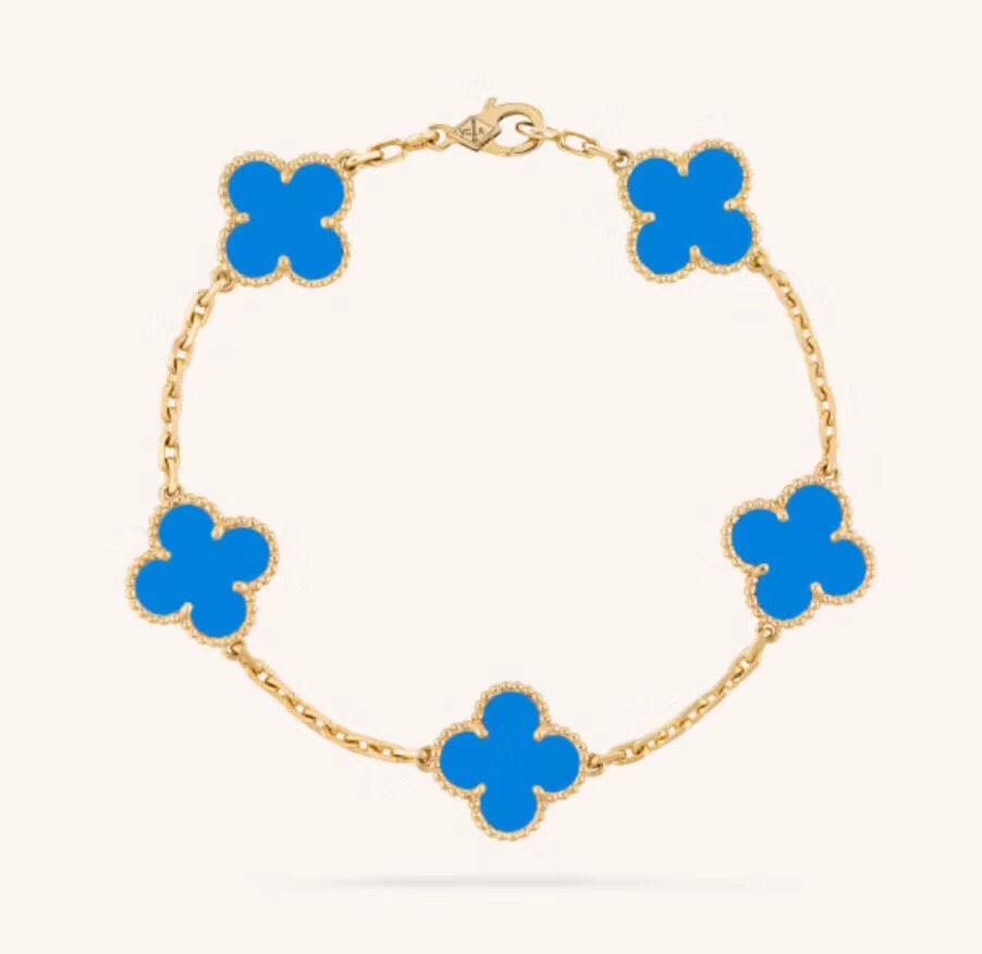 VanCleefArpelsBracelet - Blue Enamel Gold, Luxury Jewelry Accessory