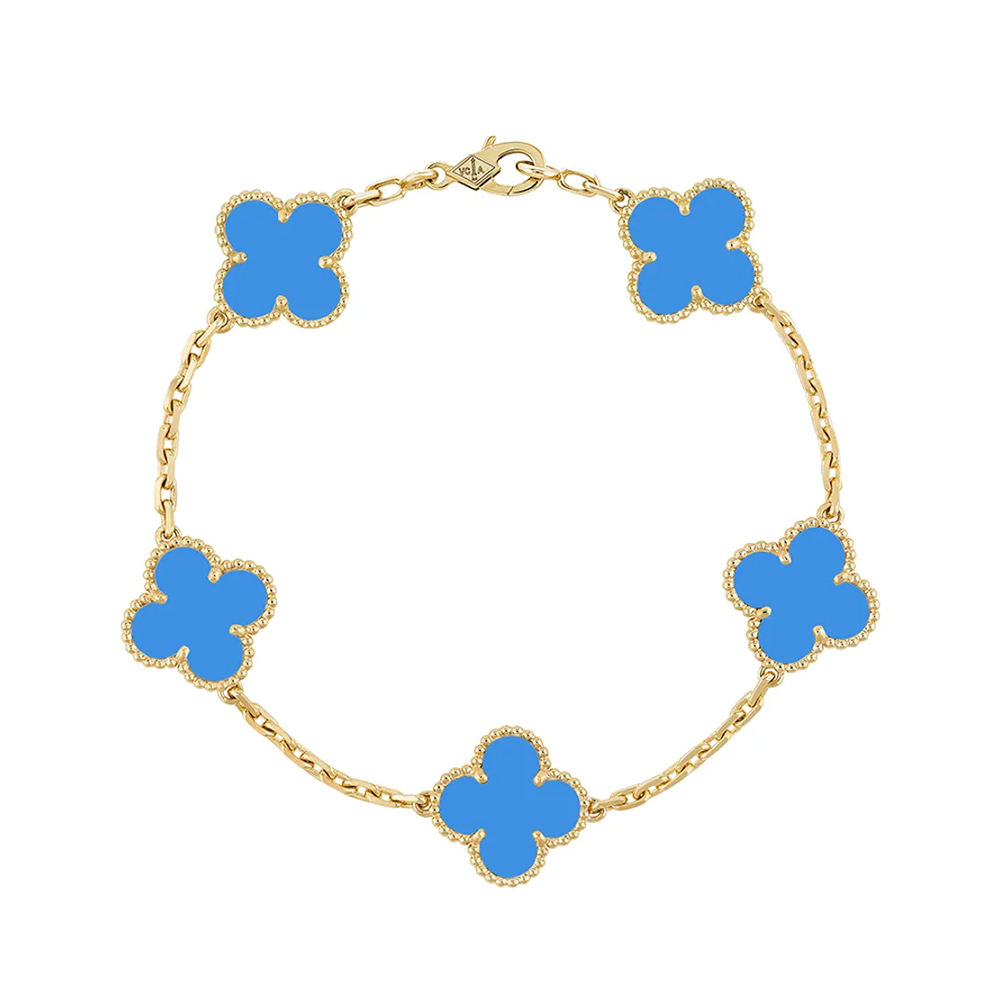 VanCleefArpelsBracelet - Blue Enamel Gold, Luxury Jewelry Accessory