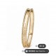 Trendy Gold Bangle - Van Cleef & Arpels Inspired, Timeless Accessory