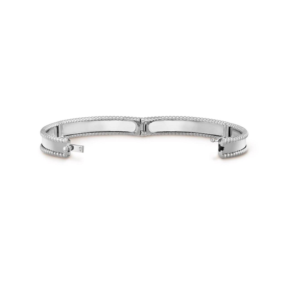 VanCleefArpelsBangle - Silver Tone, Classic Elegance