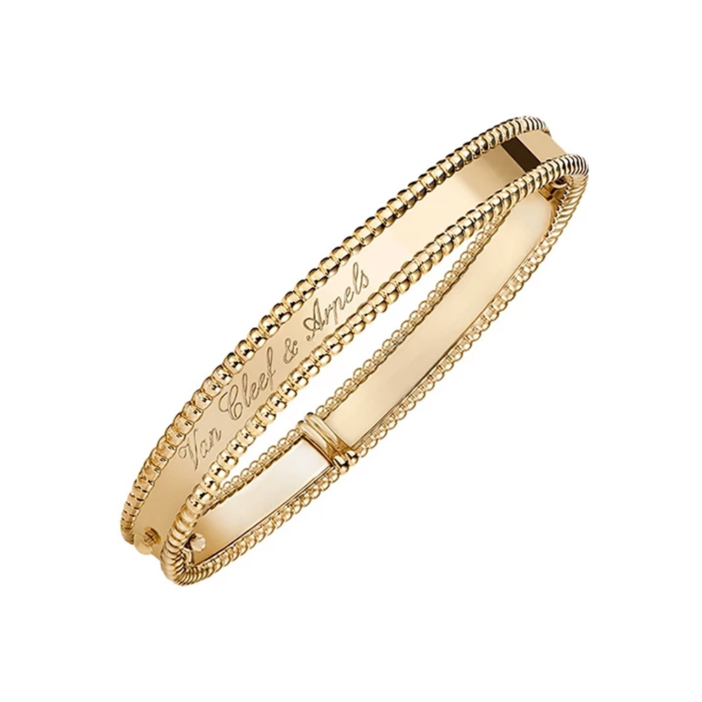 Trendy Gold Bangle - Van Cleef & Arpels Inspired, Timeless Accessory