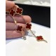 Trendy Red Agate Bracelet - Van Cleef & Arpels Inspired, Must-Have Accessory