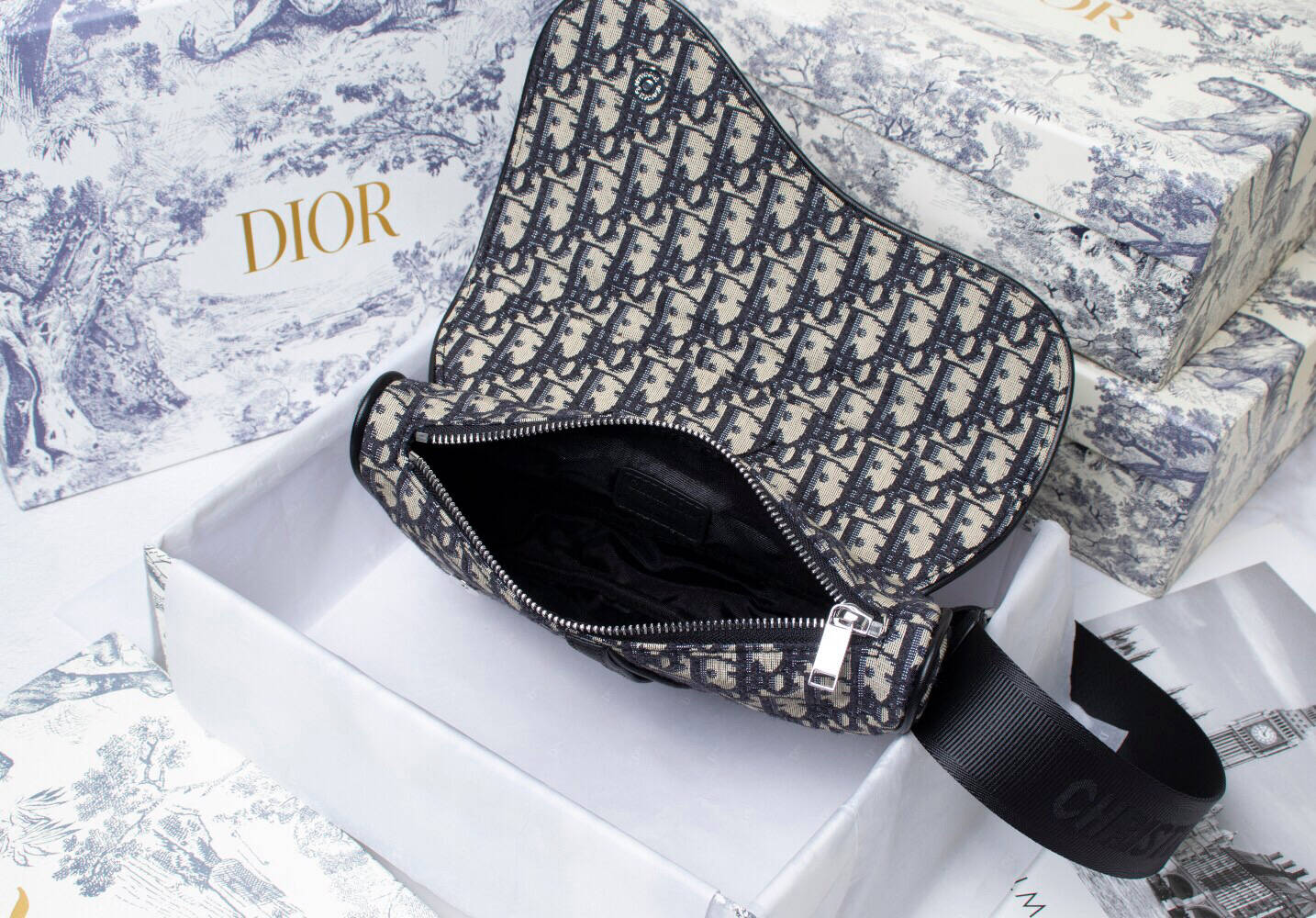 Dior Monogram Saddle Bag - Trendy Fashion Must-Have