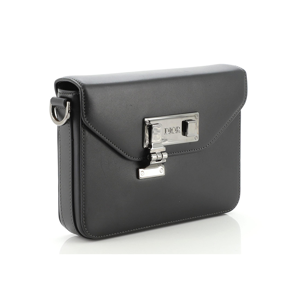 Luxury Dior-Style Crossbody Bag - Black with Silver Hardware #LuxuryDiorBag