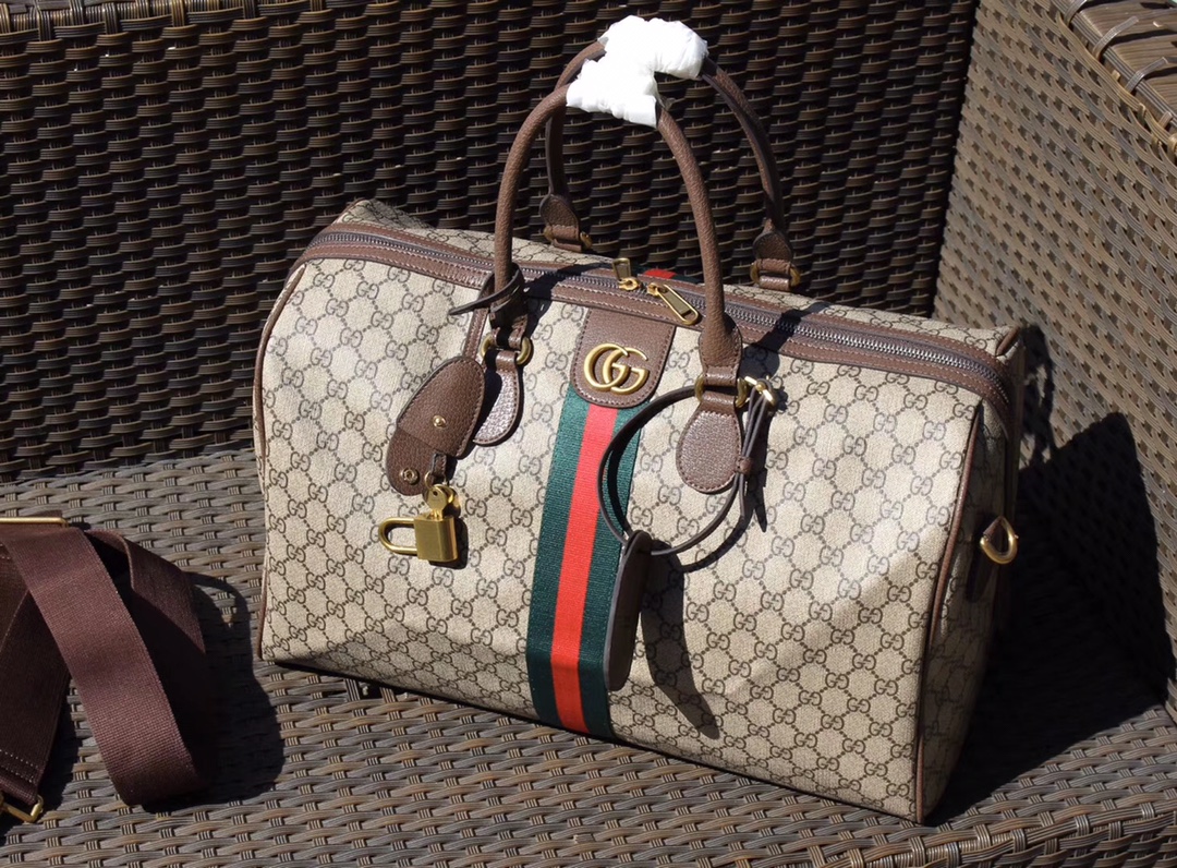 Gucci-Inspired Beige and Brown Bag - Timeless Elegance #GucciBag