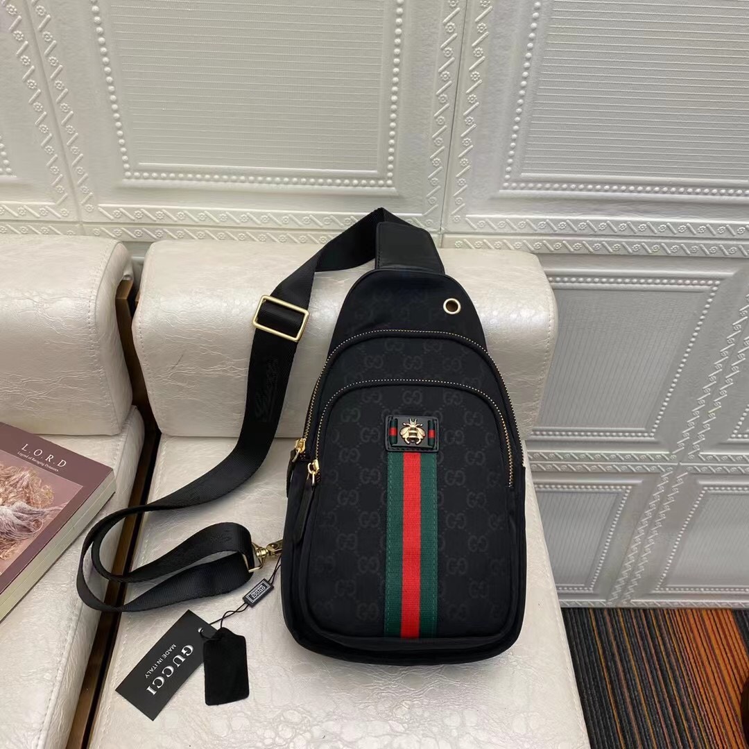 Gucci-Inspired Black Backpack - Fashionable and Functional #GucciBackpack