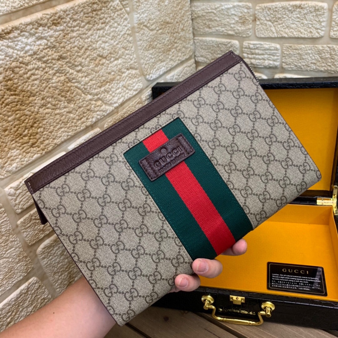 Gucci Signature Canvas Wallet - Timeless Elegance