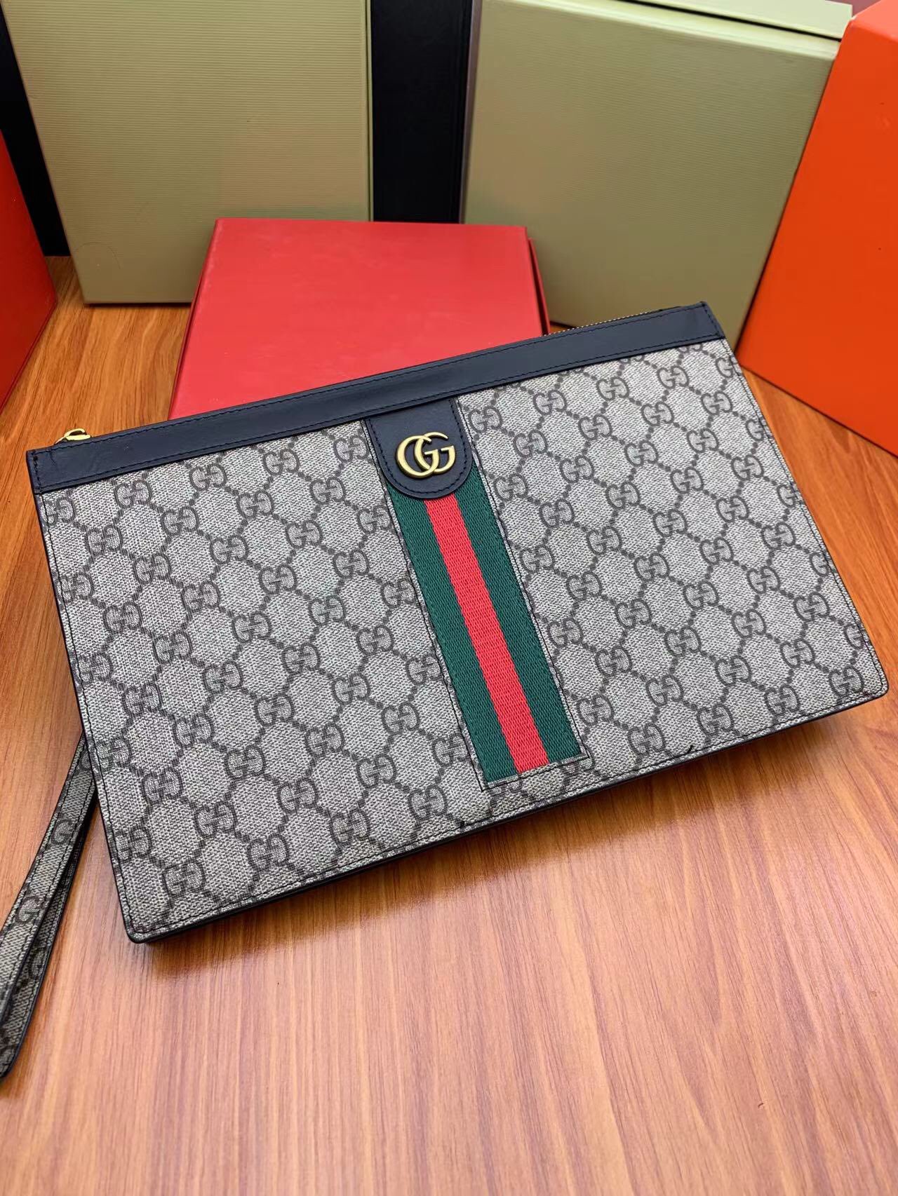 Gucci Inspired Clutch Bag - Luxury Fashion Accessory