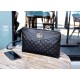 Gucci-Inspired Black Quilted Clutch - Chic Fashion Accessory