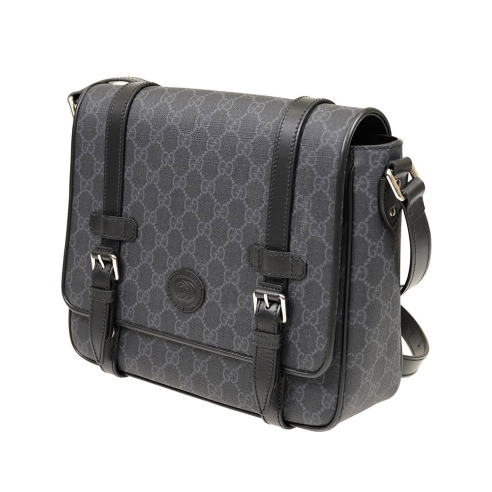 Gucci-Inspired Monogram Satchel - Chic and Timeless