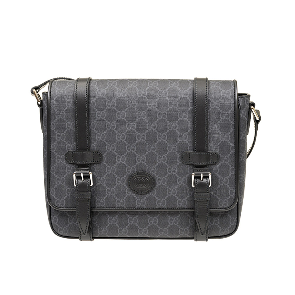 Gucci-Inspired Monogram Satchel - Chic and Timeless