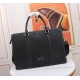 Hermès Black Leather Briefcase | Luxury Work Bag |