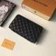 Louis Vuitton Black Wallet - Luxury Weave Design