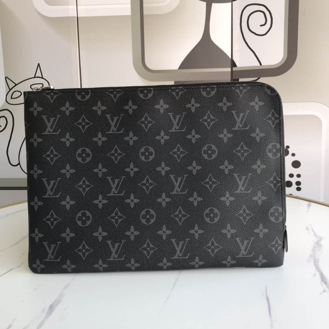 Louis Vuitton Clutch Bag - Monogram on Black