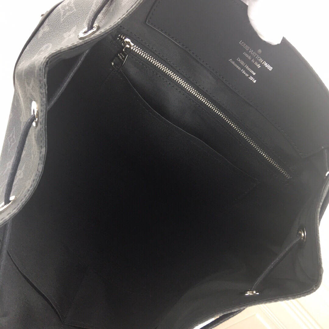 LV Black Monogram Backpack - Trendy and Practical