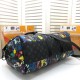 LV Black Monogram Travel Bag with Floral Print