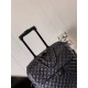 Chanel Quilted Trolley Bag - Black, Premium Leather, Travel Essential, Fashionable Design