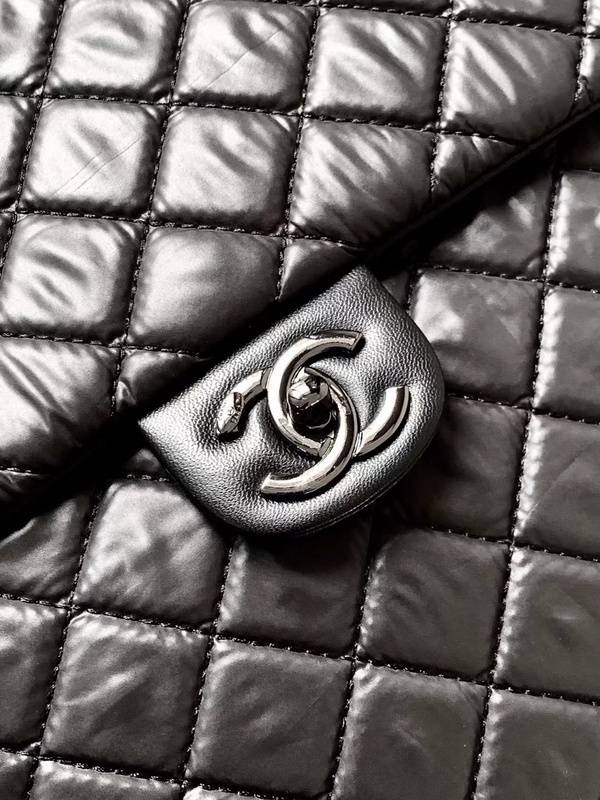 Chanel Quilted Trolley Bag - Black, Premium Leather, Travel Essential, Fashionable Design