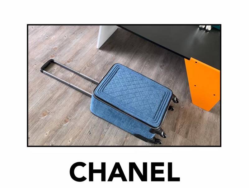 Chanel Luggage, the Choice for Elegant Travel! Classic Quilting, Lightweight & Durable