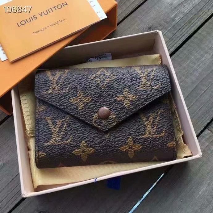 Louis Vuitton-Inspired Monogram Wallet - Timeless Luxury