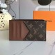 Louis Vuitton Monogram Zipped Wallet - Brown & Floral