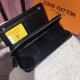 Louis Vuitton Embossed Monogram Wallet - Black Luxury Accessory