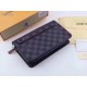 Louis Vuitton Damier Graphite Pouch - High-End Fashion Accessory