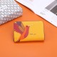 Elegant Yellow Wallet with Colorful Design - Perfect for Any Occasion